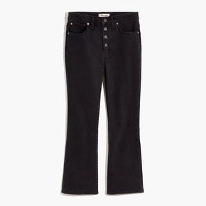 Madewell Cali Demi-Boot Jeans Button-Front